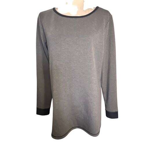 Línea Leisure by Louis Dell”Olio Womens’s M Neoprene Blue Gray Min/Tunic Y2K - Picture 1 of 8